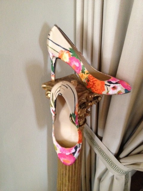 Flowery shoes from Nine West