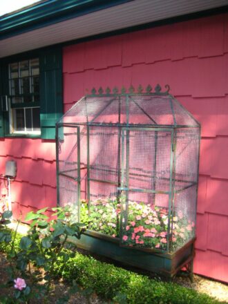 Podge - Birdcage With Flowers