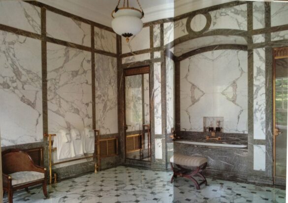 Marble bath at Winfield House