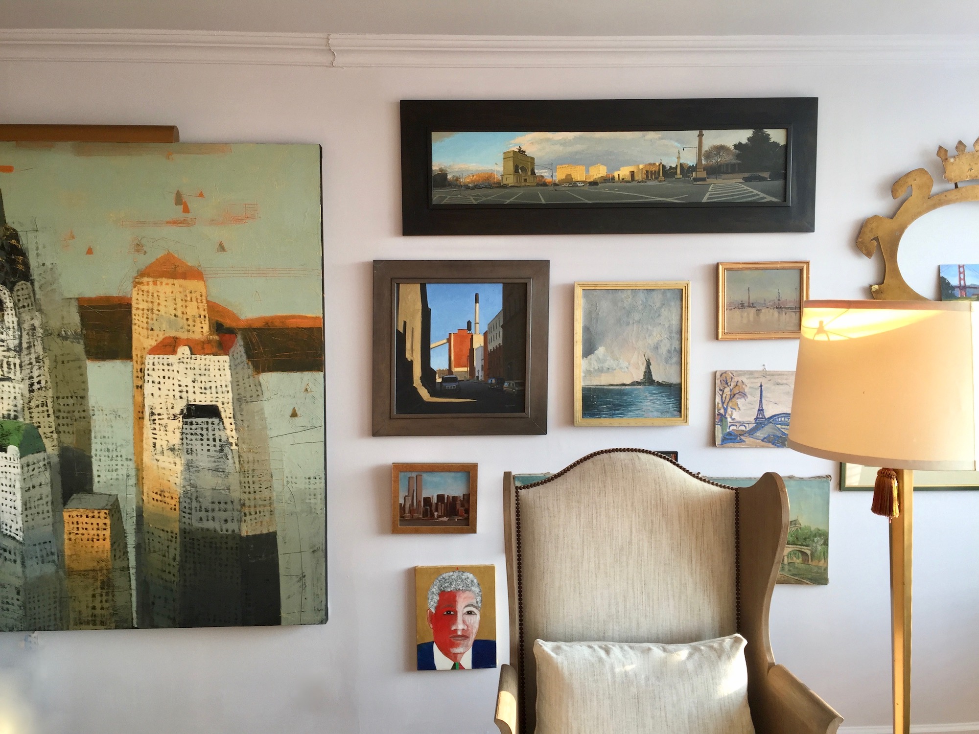 Frances Schultz Art Wall