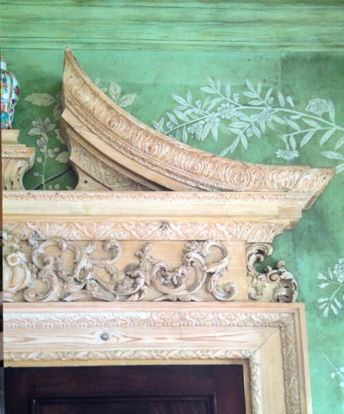  Overdoor detail - Green Room at Winfield House