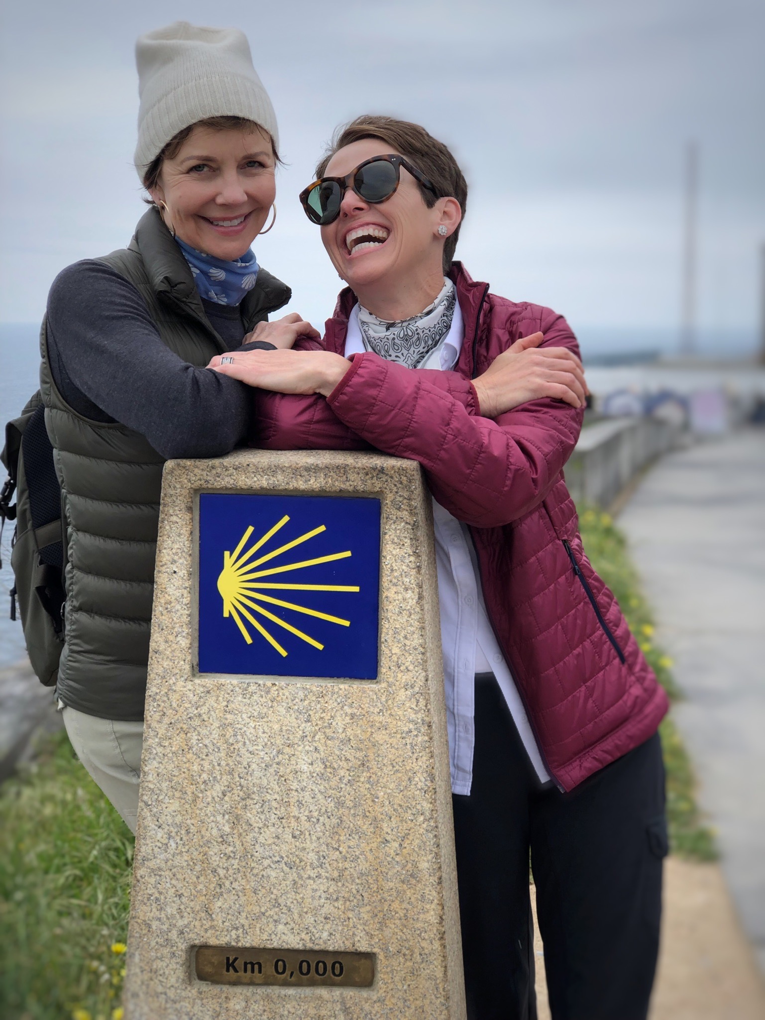 Frances Schultz and Hollye jacobs on the Camino de Santiago,
