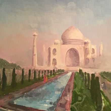 The Taj Mahal by Frances Schultz