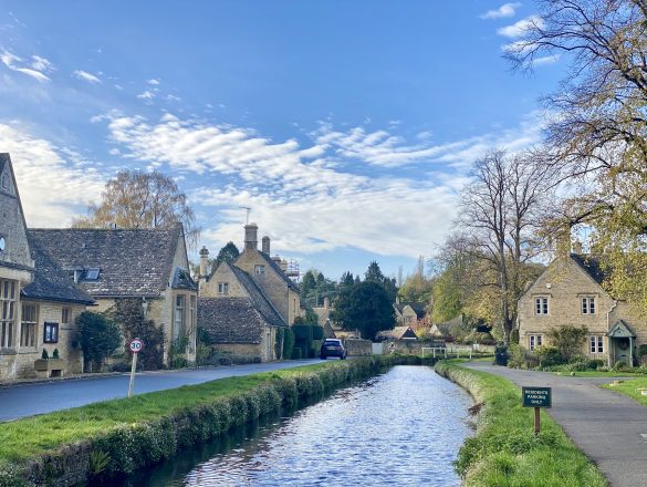 s=Stream running through Lower Slaughter in the Cotswolds