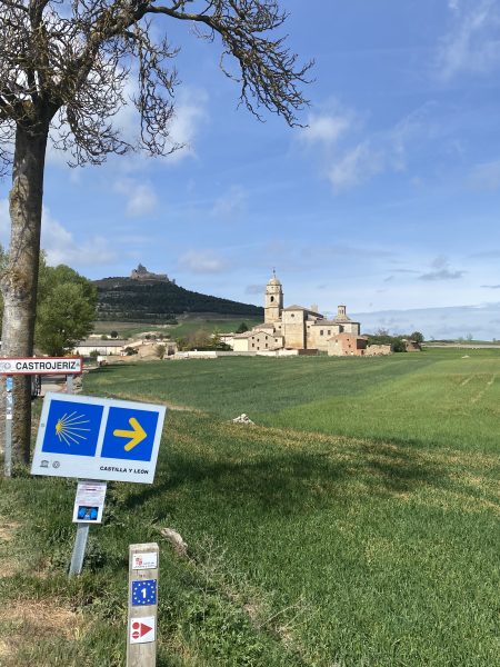 Another favorite view: the village of Castrojeriz along the Camino de Santiago.