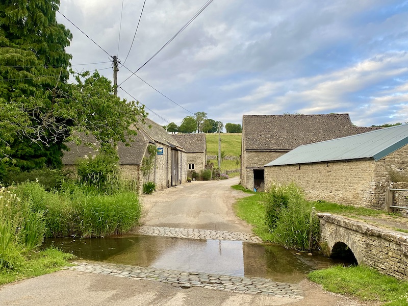 The ford at Middle Duntisbourne