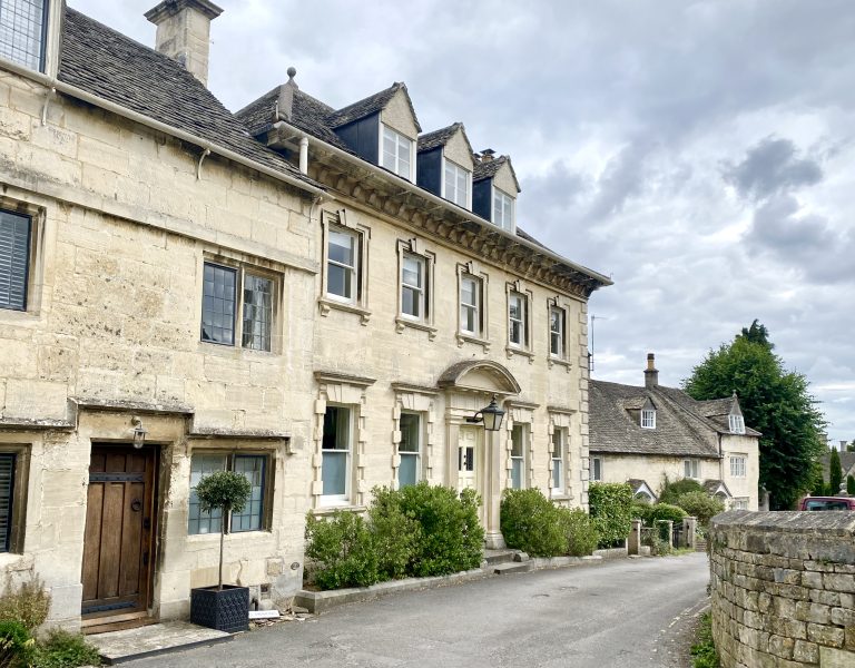 Lovedays House in Painswick, Stroud, Gloucestershire. Cotswolds.