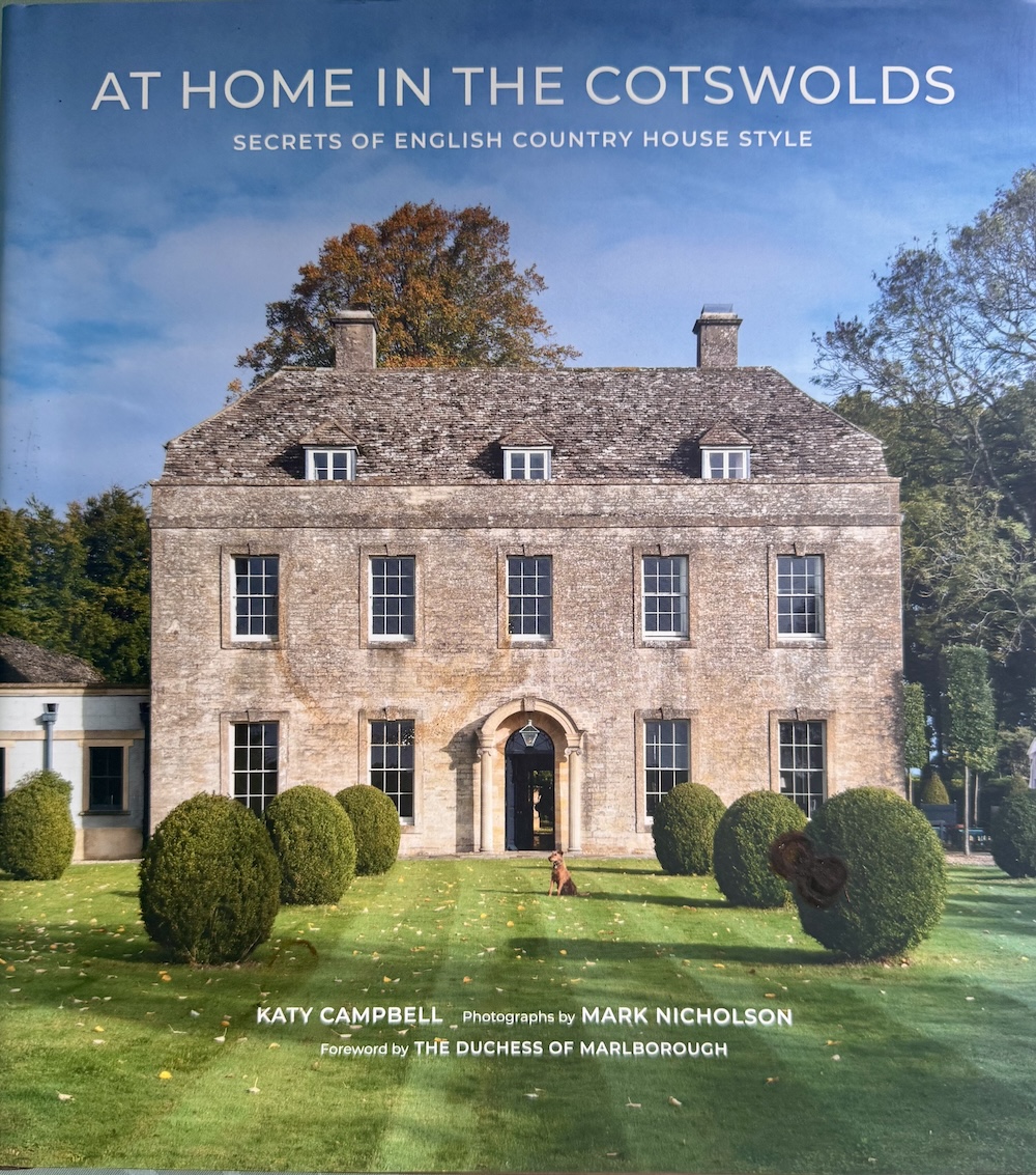 Cover of Katy Campbell's At Home in The Cotswolds. Photos Mark Nicholson.