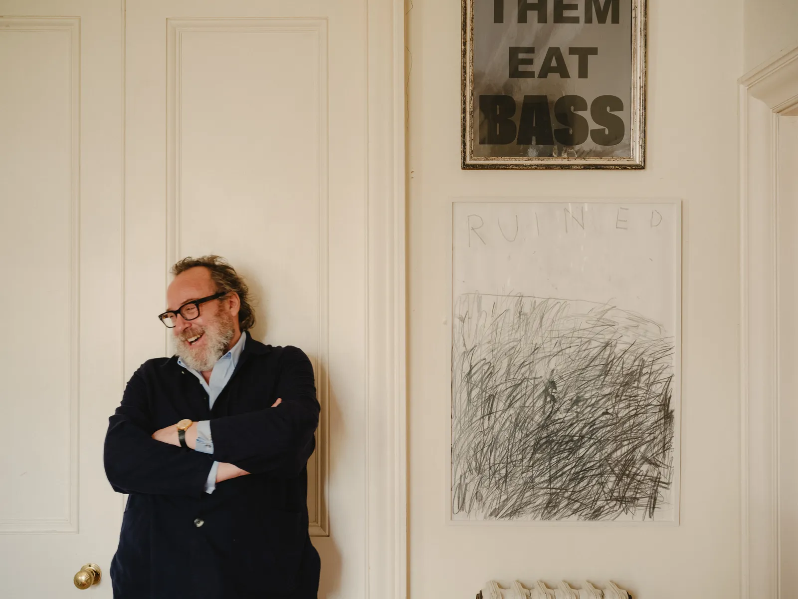 Adam Bray in his Maida Vale flat