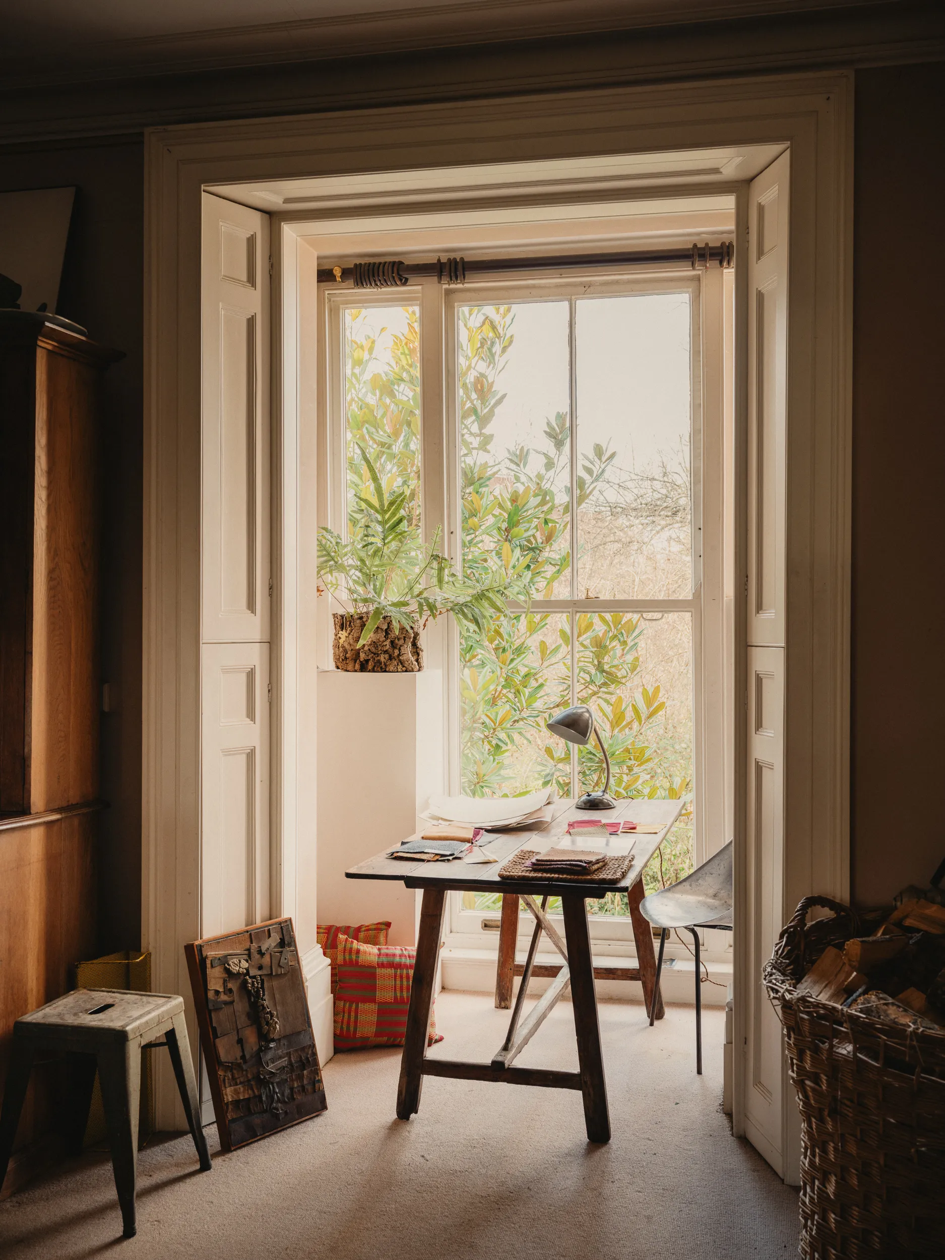Adam Bray's flat in Maida Vale, London. Photo Anthony Lane Fox for British House & Garden.
