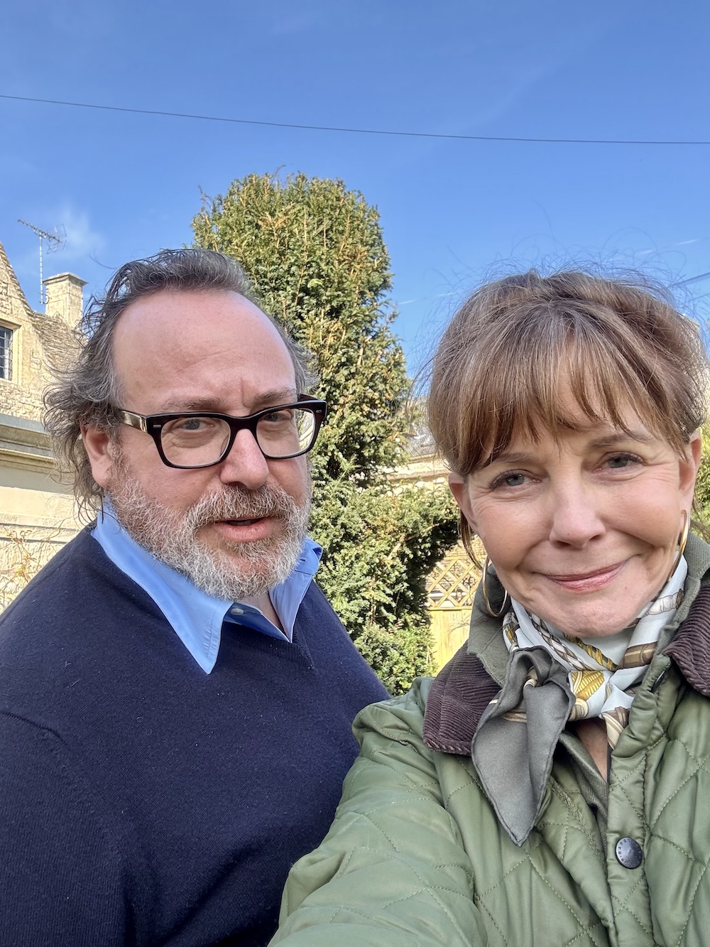 Adam Bray and Frances Schultz at Lovedays House