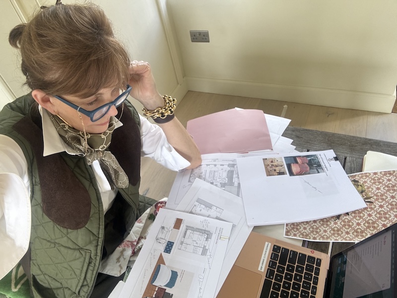 Frances Schultz at Lovedays House, the Cotswolds